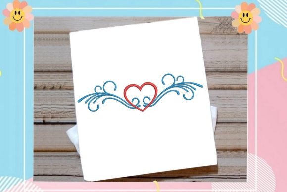 Beautiful Heart Border Review for Seasonal Embroidery