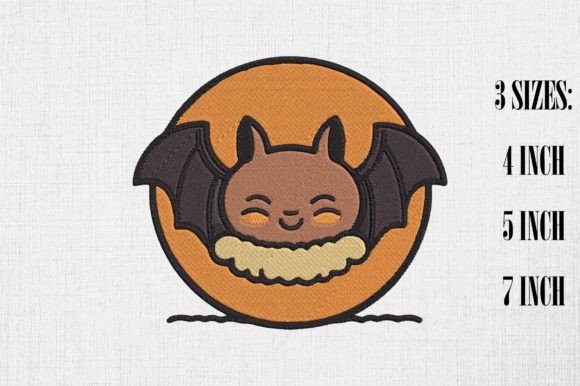 Cute Bat Embroidery Design Review