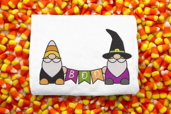 Halloween Gnomes with Boo Sign Embroidery Review