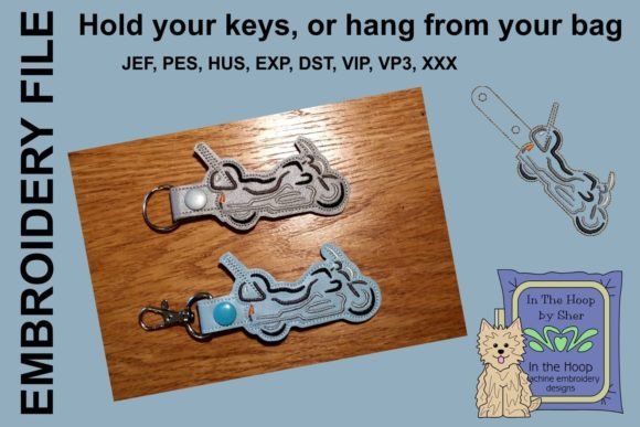 Luxury Motorcycle Key Fob Embroidery Review