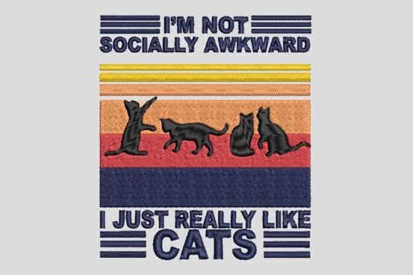 Not Socially Awkward Embroidery Design Review