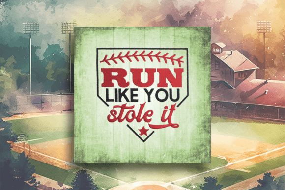 Run Like You Stole It Embroidery Review