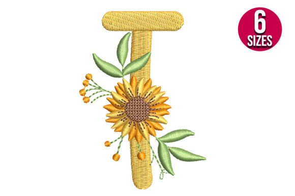 Sunflower Alphabet Letter T Review for Business Use