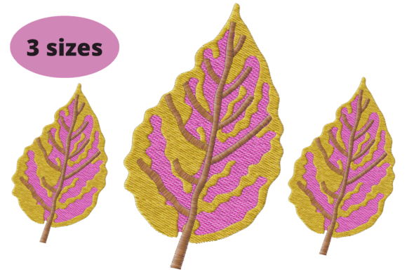 Tree Leaf Design Review for Sweatshirt Embroidery