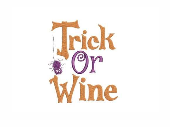 Trick or Wine Embroidery Review