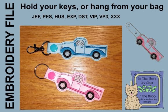 Truck Key Fob Embroidery Design Review